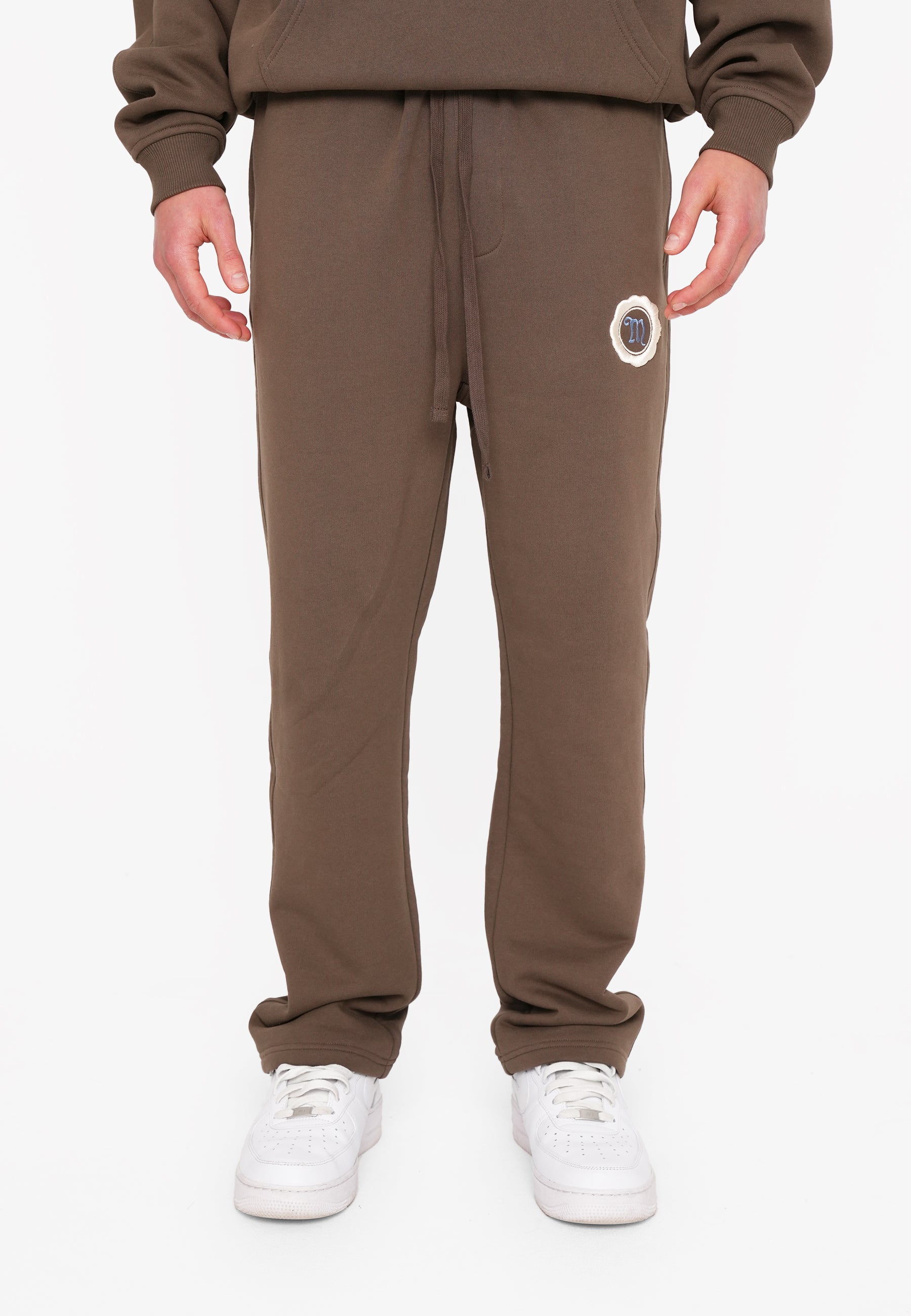 Multiply Apparel Creased Jogger SIGNET Canteen – Frontalansicht