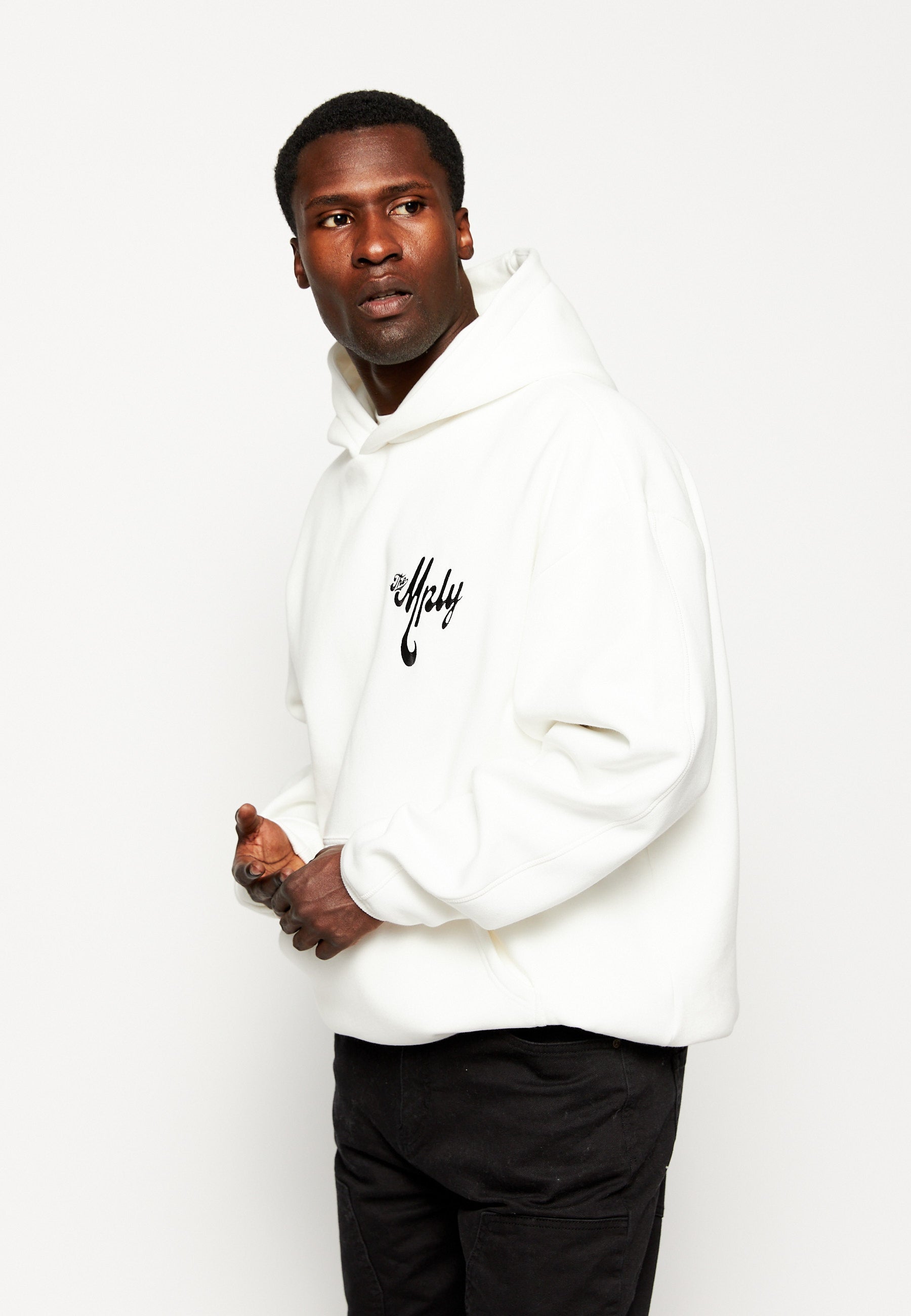 Multiply Apparel Oversize Hoodie THE MPLY Snow White – weitere Ansicht 4