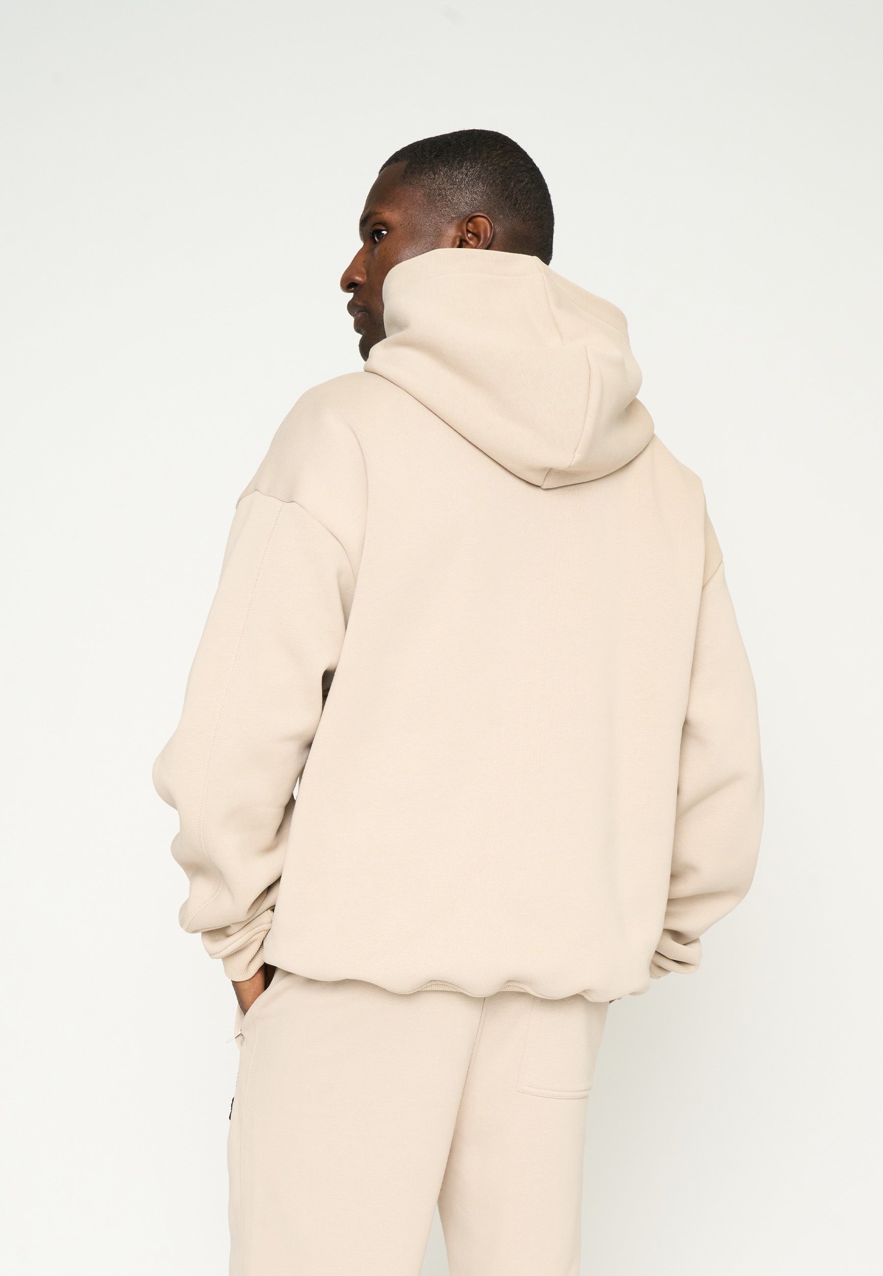 Multiply Apparel Oversize Hoodie UNION Simply Taupe – weitere Ansicht 4