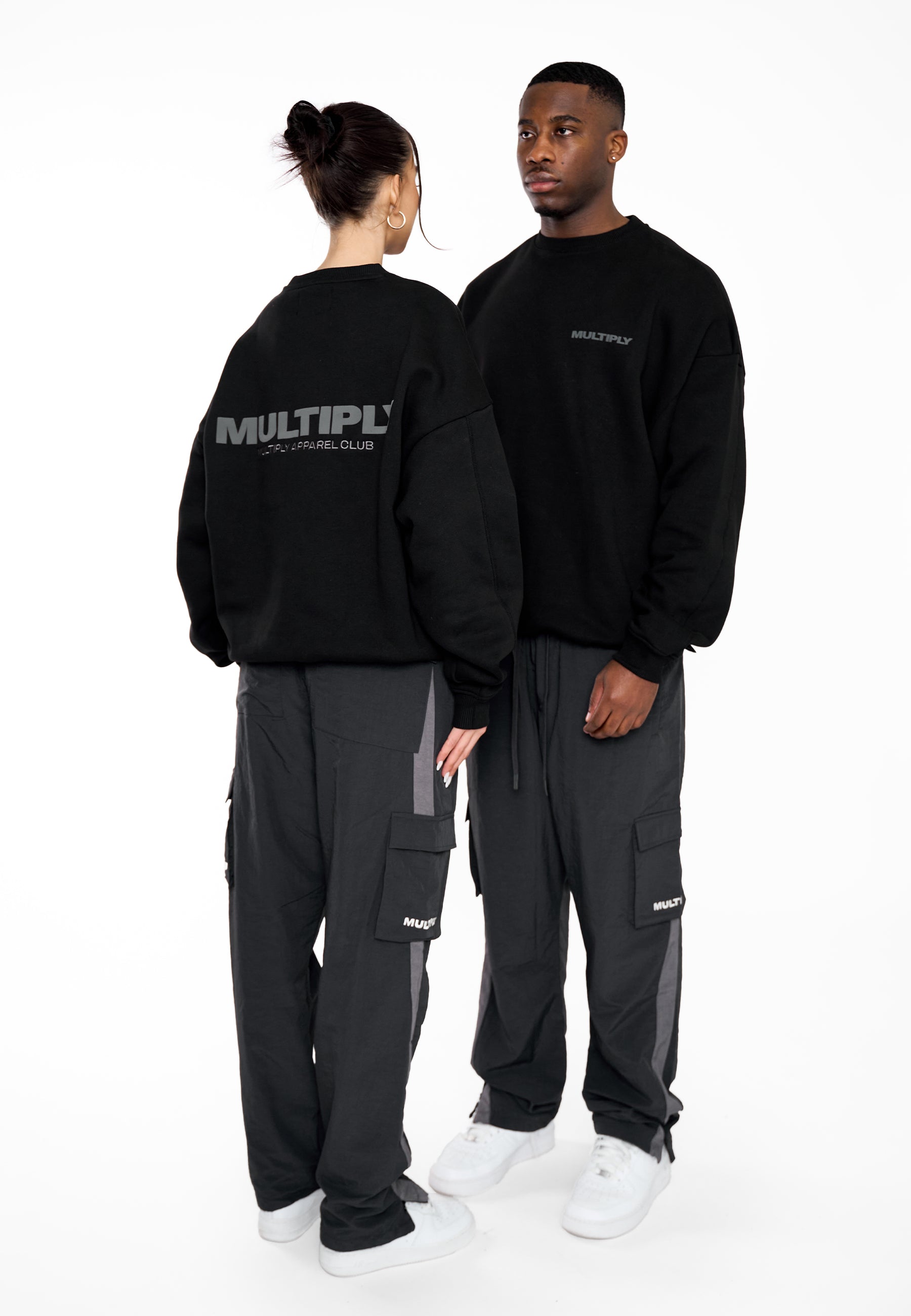 Multiply Apparel Oversize Sweatshirt MULTIPLY 2 Black – weitere Ansicht 4