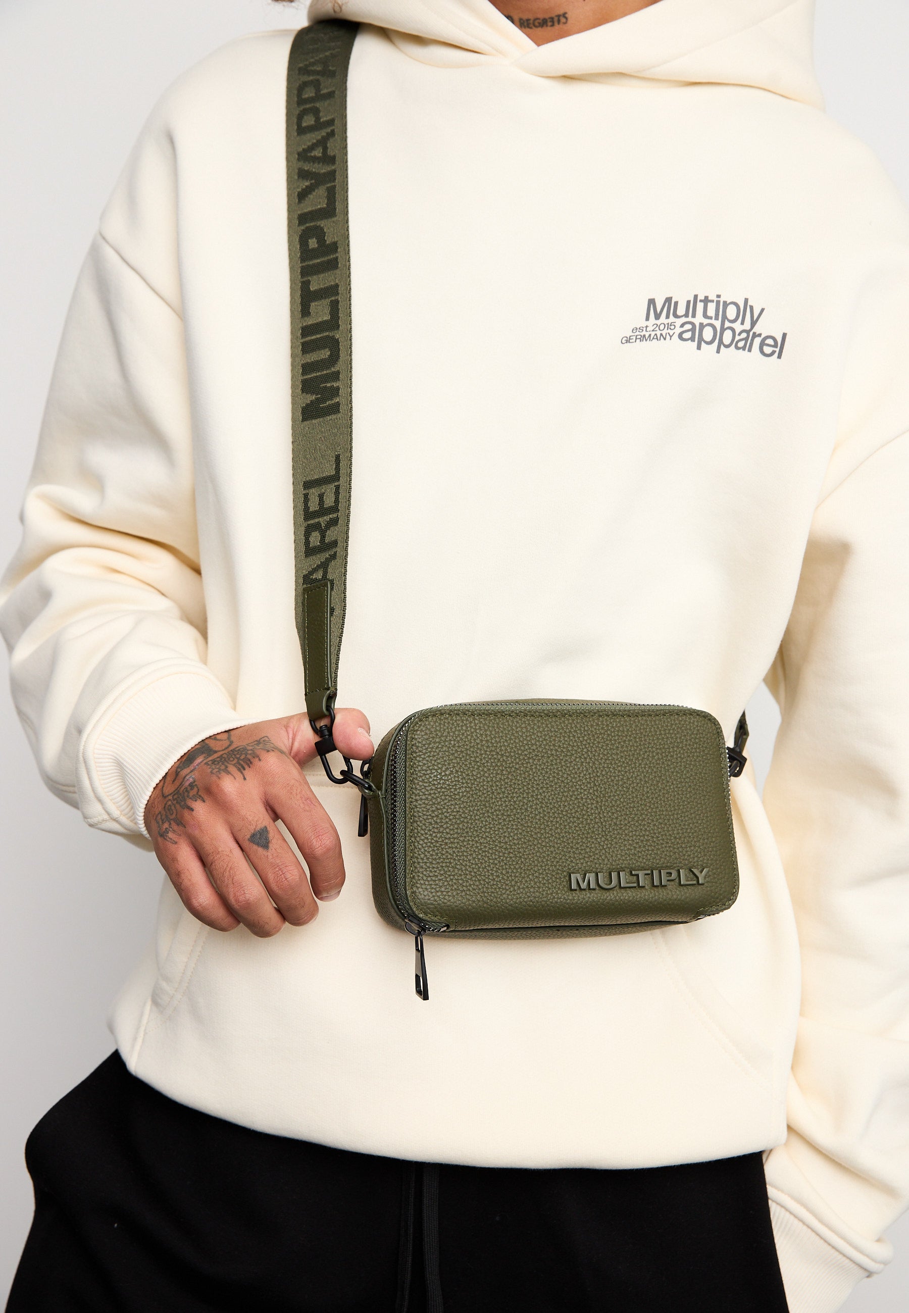 Multiply Apparel Shoulder Bag Multiply Riffle Green – weitere Ansicht 5
