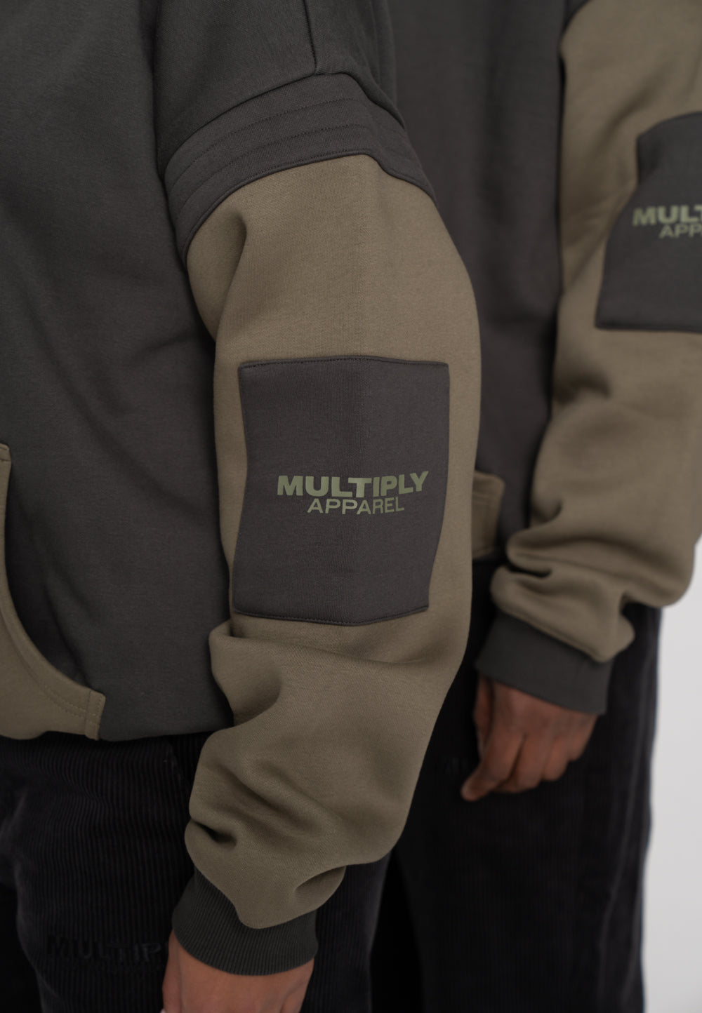 Multiply Apparel Oversize Sweatshirt STACK Black Soda Washed – weitere Ansicht 6