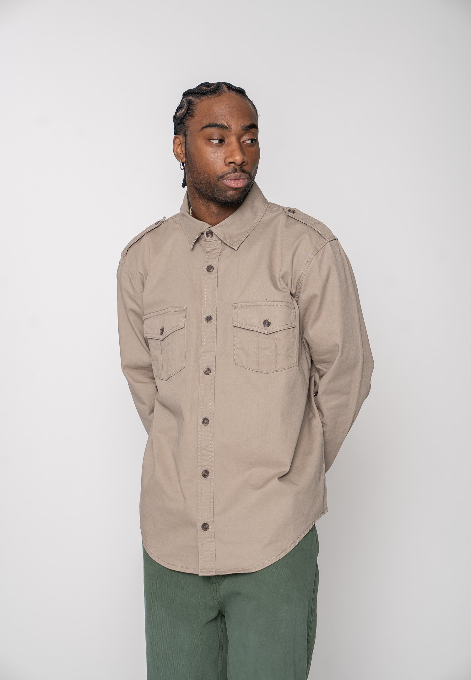 Multiply Apparel Utility Shirt DUTY Roasted Cashew – weitere Ansicht 6