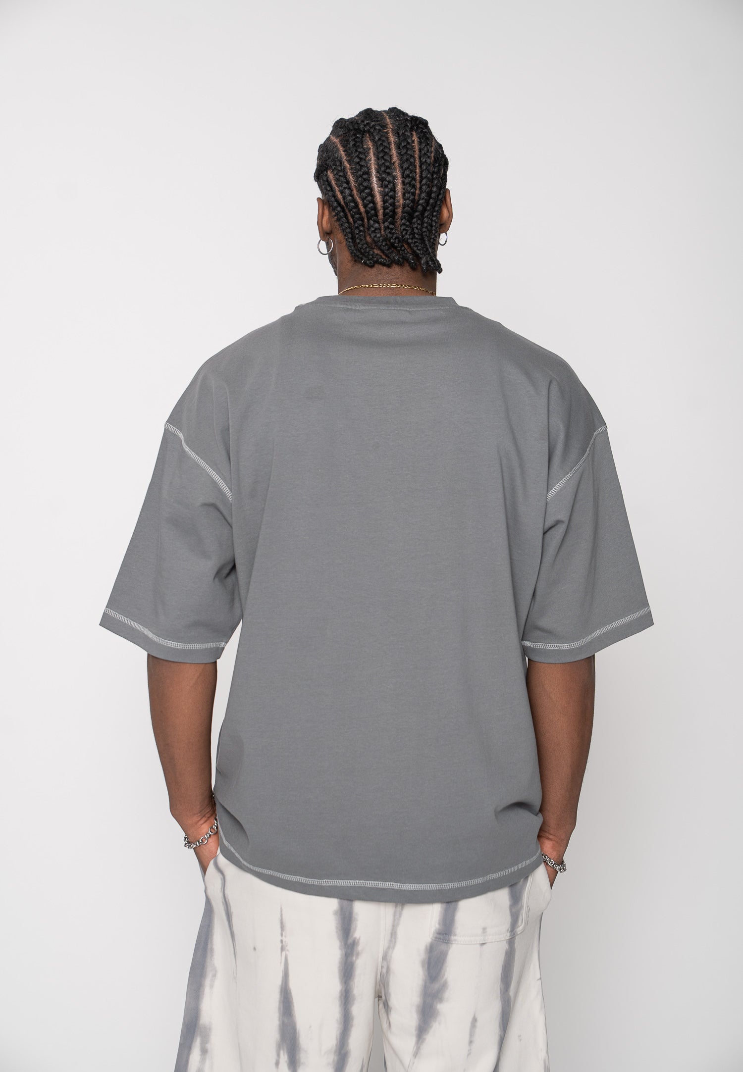 Multiply Apparel Oversize T-Shirt CULTURE STYLE Gargoyle – weitere Ansicht 7