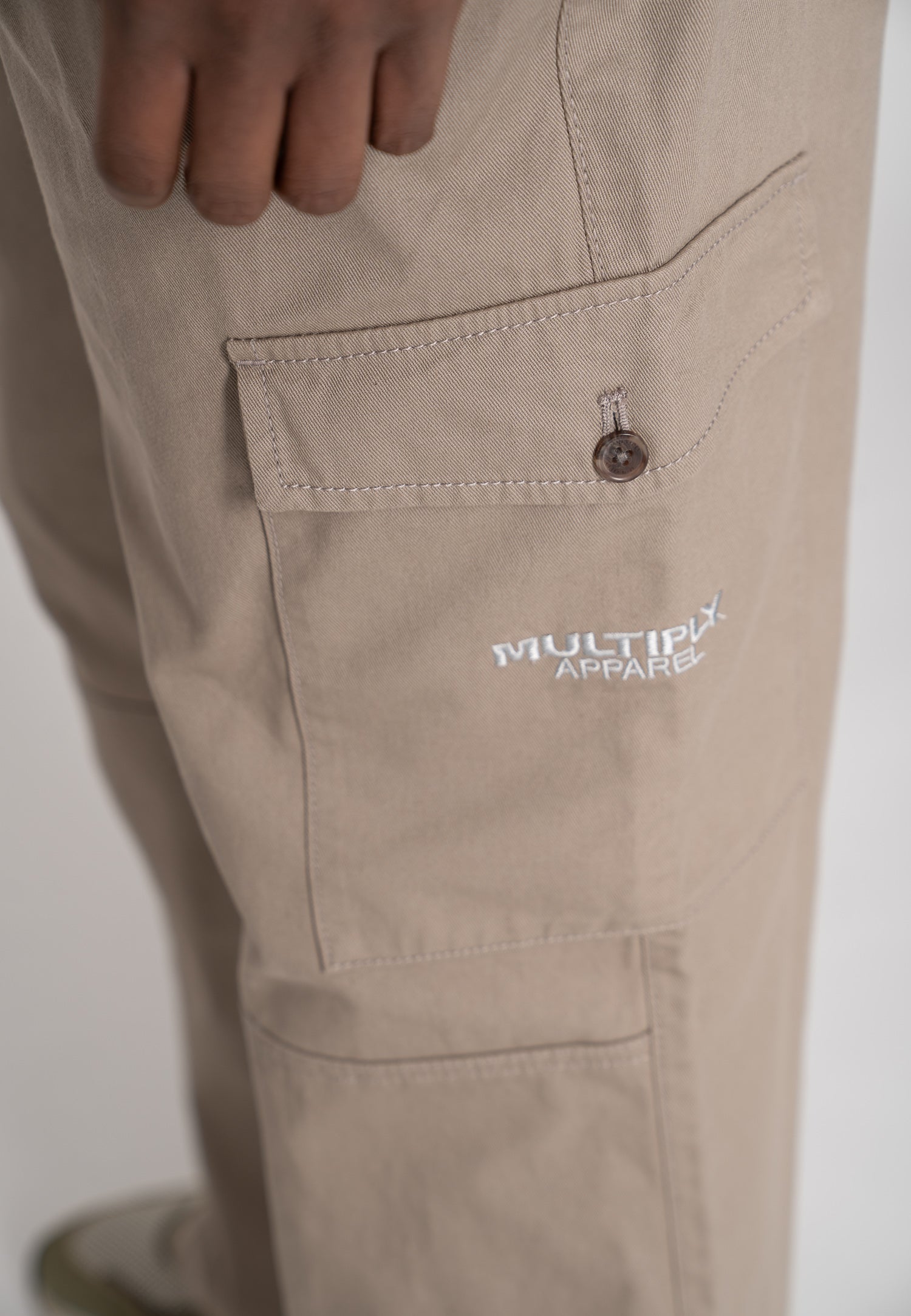 Multiply Apparel Structured Trousers TASK Roasted Cashew – weitere Ansicht 3