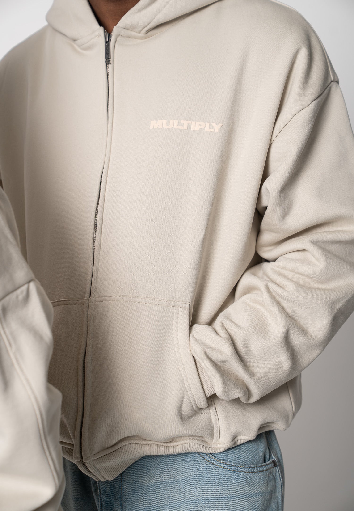 Multiply Apparel Zip Hoodie MULTIPLY Moonstruck – weitere Ansicht 4