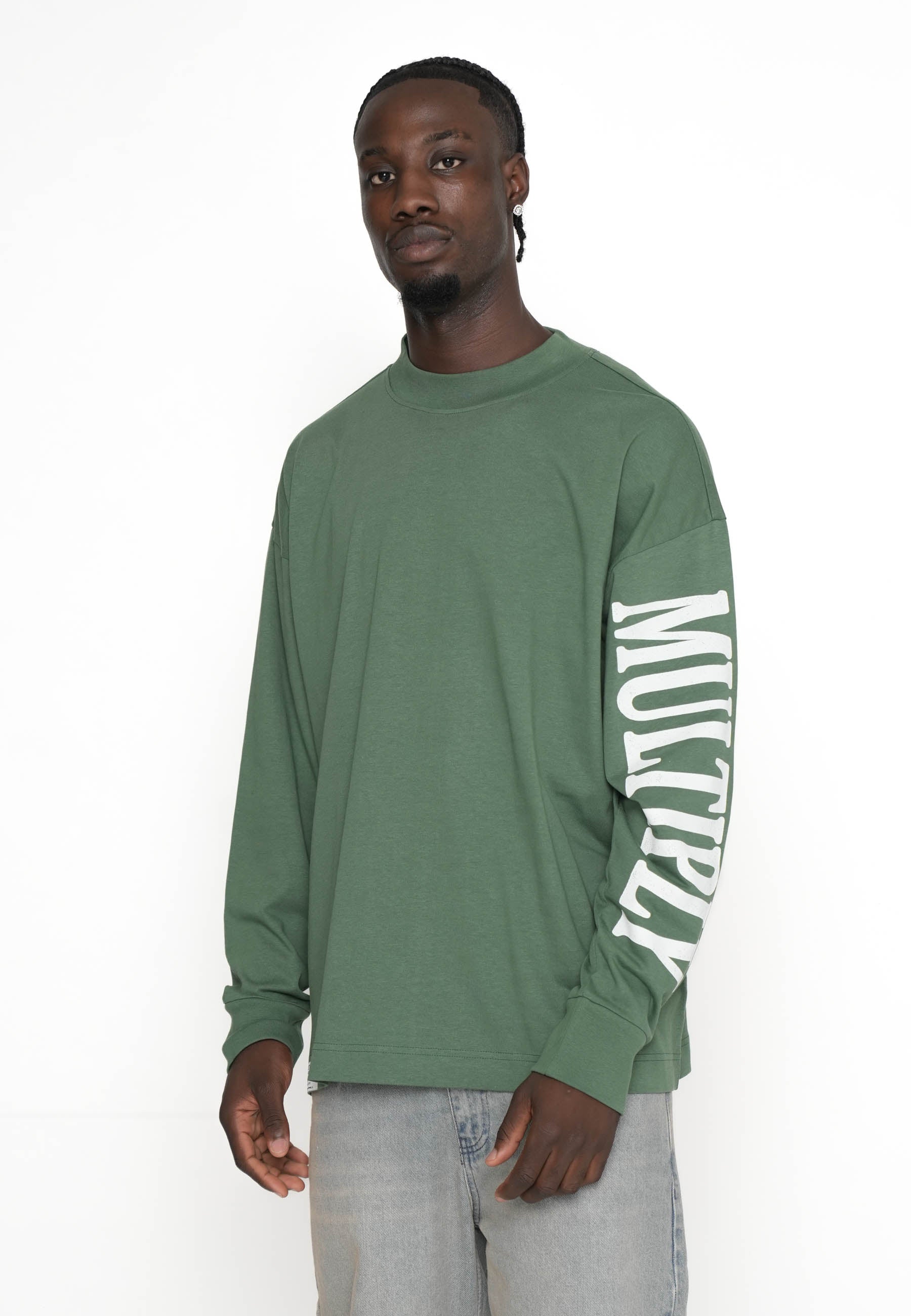 Multiply Apparel Oversize Longsleeve ANATOMY Myrtle – weitere Ansicht 2