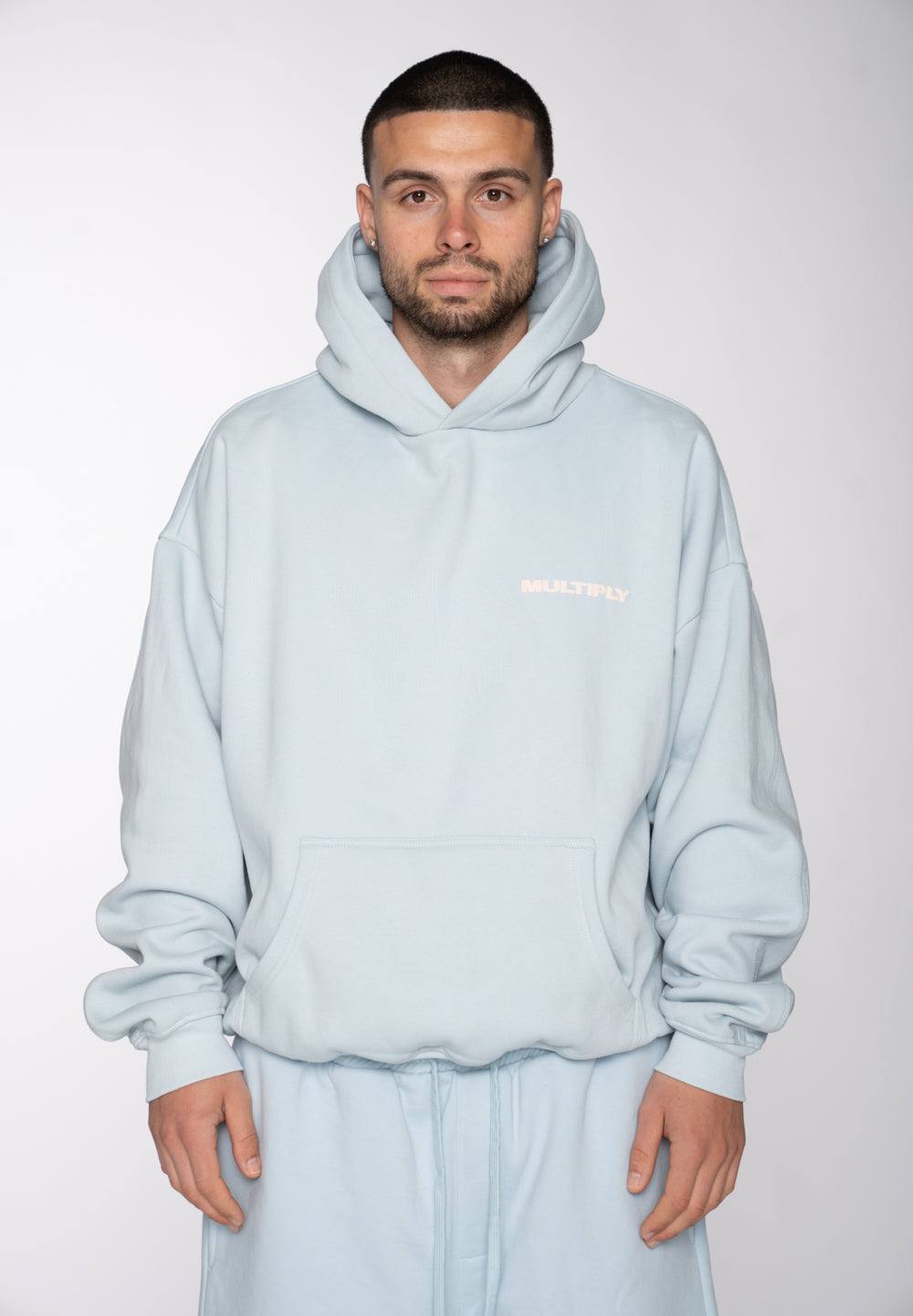 Multiply Apparel Oversize Hoodie MULTIPLY Baby Blue – weitere Ansicht 2