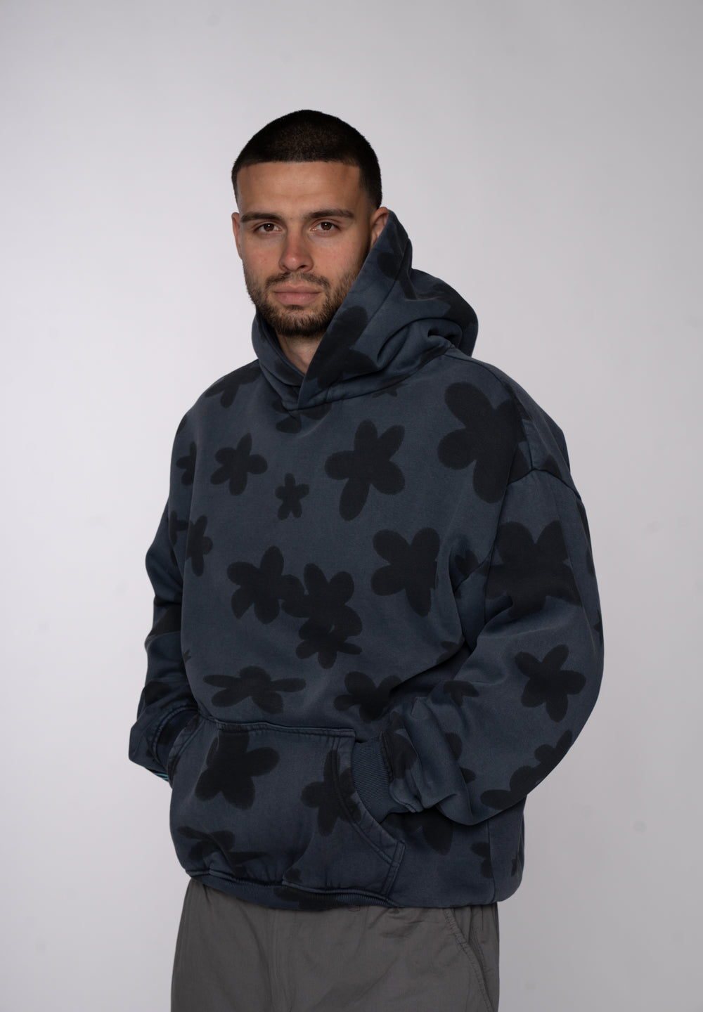 Multiply Apparel Oversize Hoodie PURE SPIRIT Odyssey Gray – weitere Ansicht 2