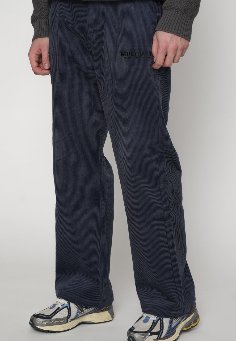 Multiply Apparel Cord Pants CORDED Ombre Blue – weitere Ansicht 2