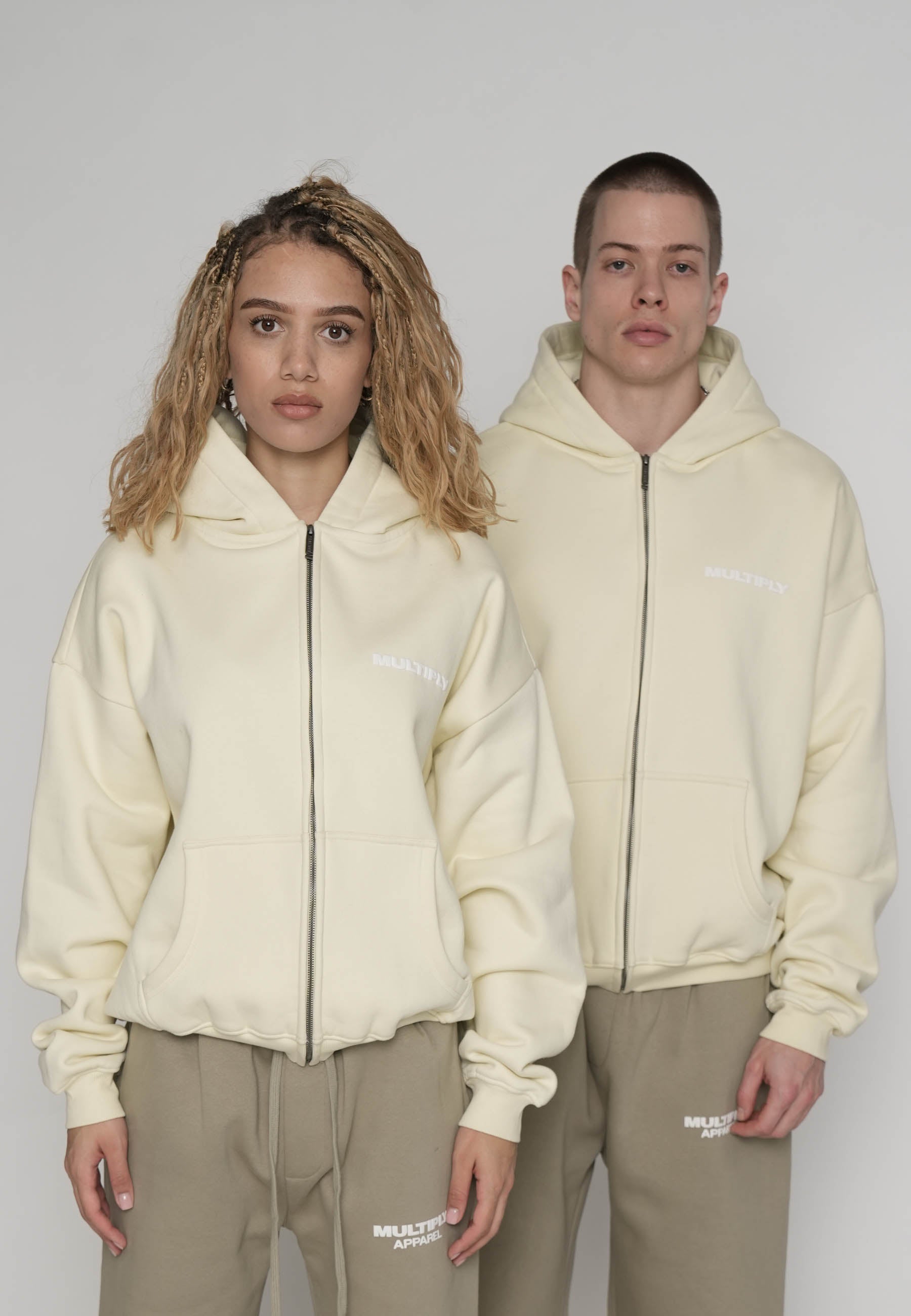 Multiply Apparel Oversize Zip Hoodie MULTIPLY Pear Sorbet – weitere Ansicht 5