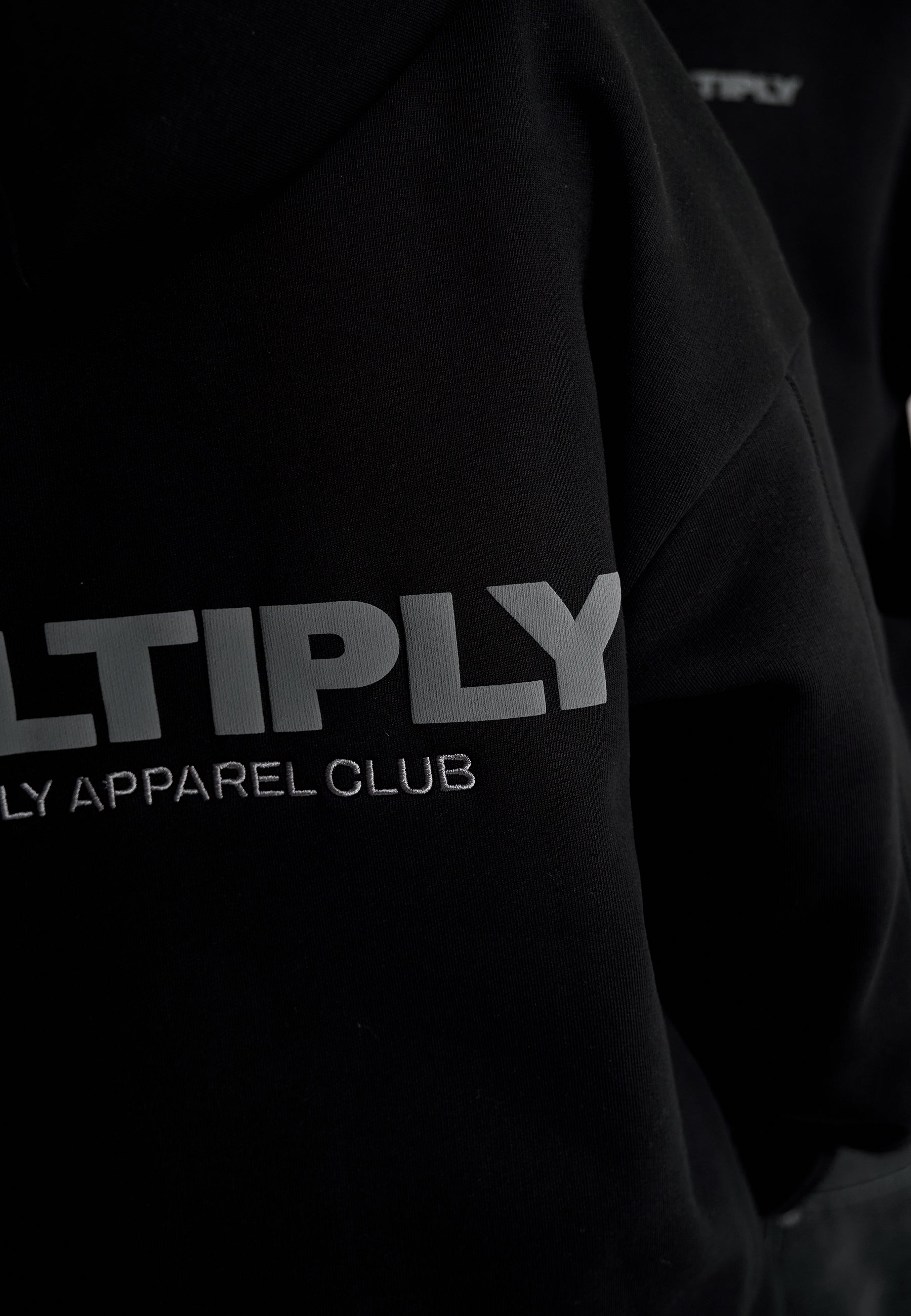Multiply Apparel Oversize Hoodie MULTIPLY 2 Black – weitere Ansicht 2