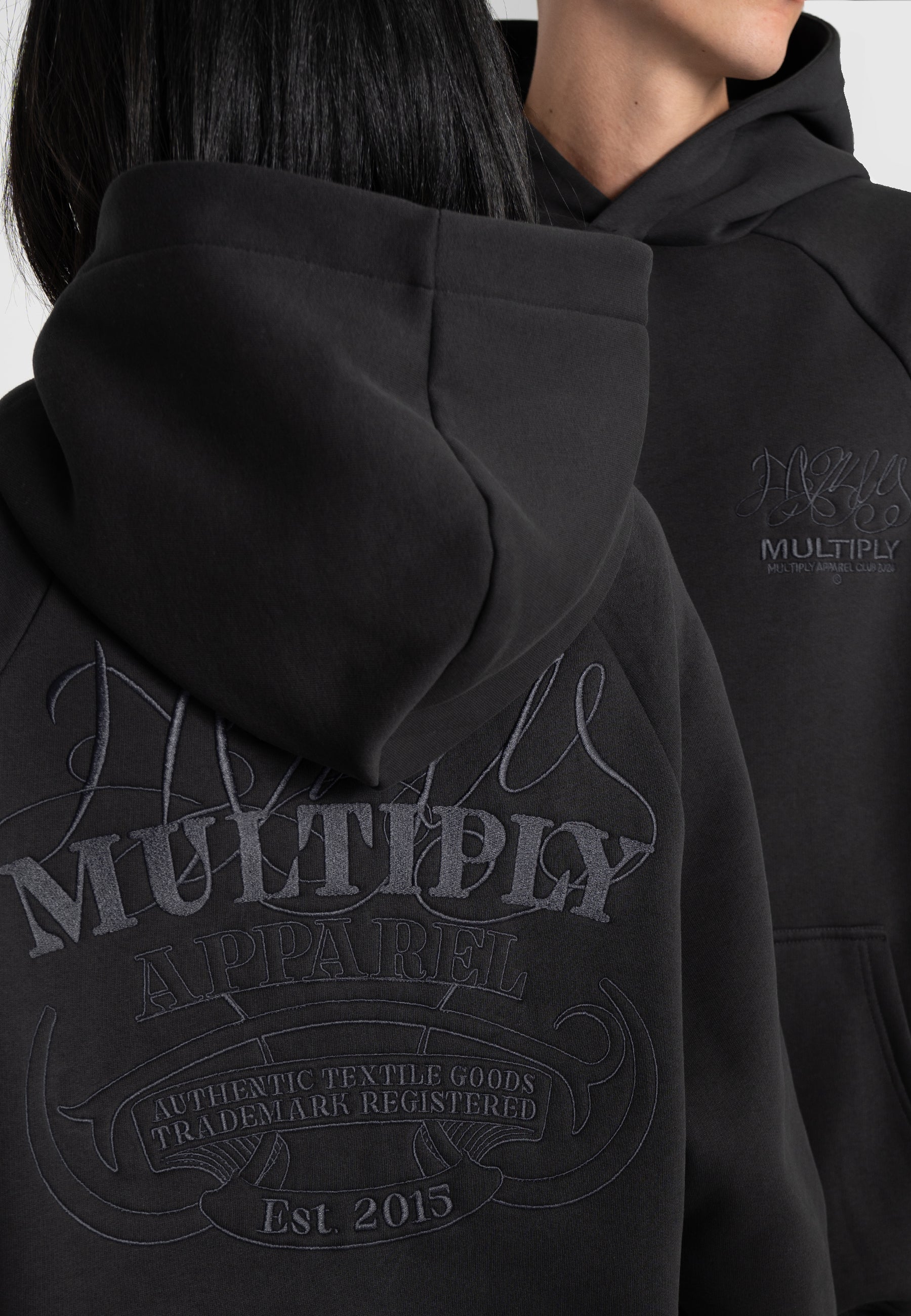 Multiply Apparel Oversize Hoodie RODEO Black Soda – weitere Ansicht 2