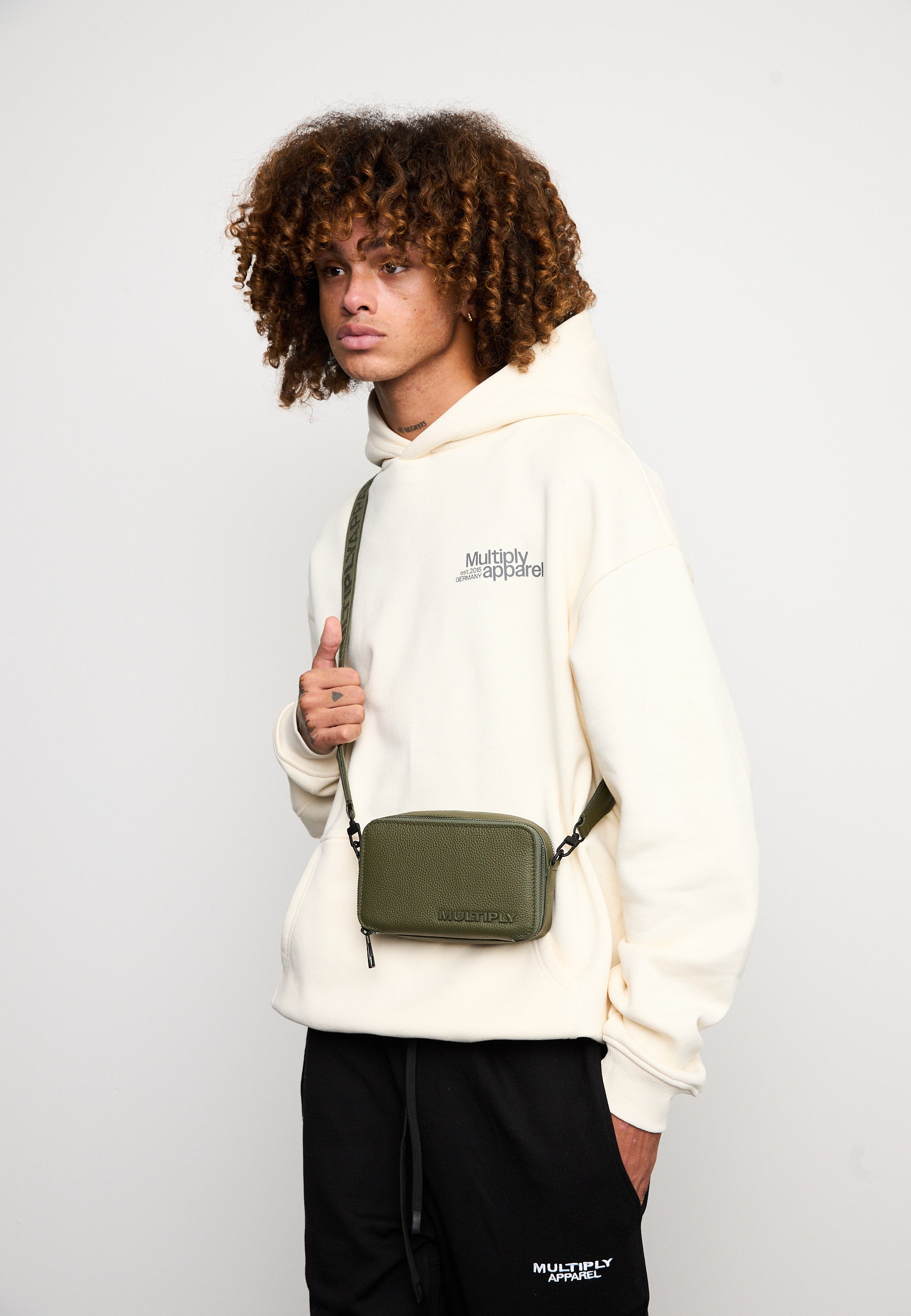 Multiply Apparel Shoulder Bag Multiply Riffle Green – weitere Ansicht 2