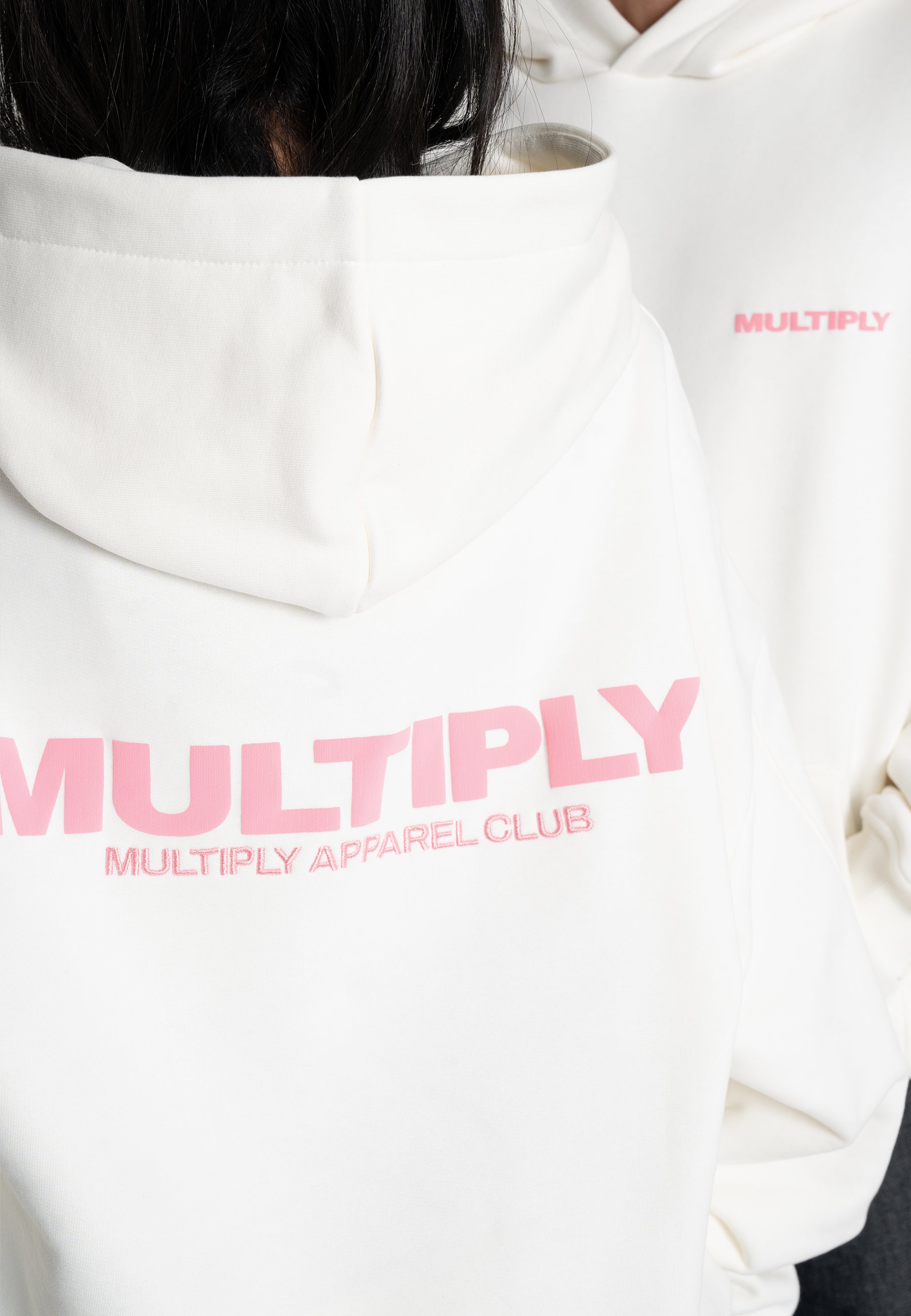 Multiply Apparel Oversize Hoodie MULTIPLY Snow White – weitere Ansicht 2