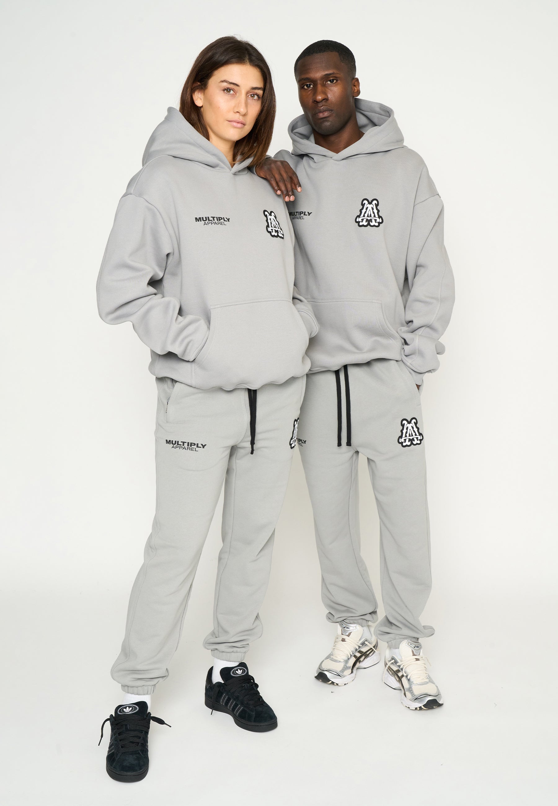 Multiply Apparel Jogger INITIALS Ultimate Grey – weitere Ansicht 5
