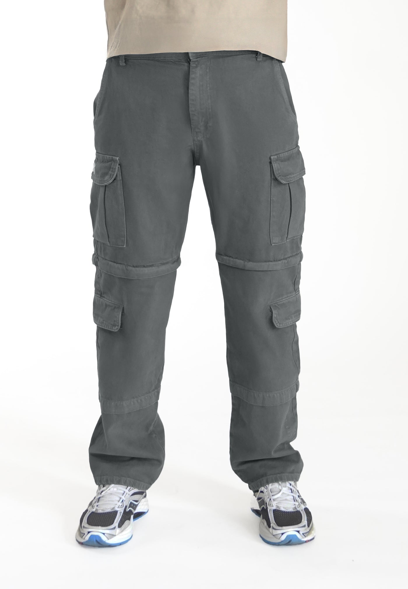 Multiply Apparel Trifecta Cargo Shepard Pants Gargoyle – Frontalansicht