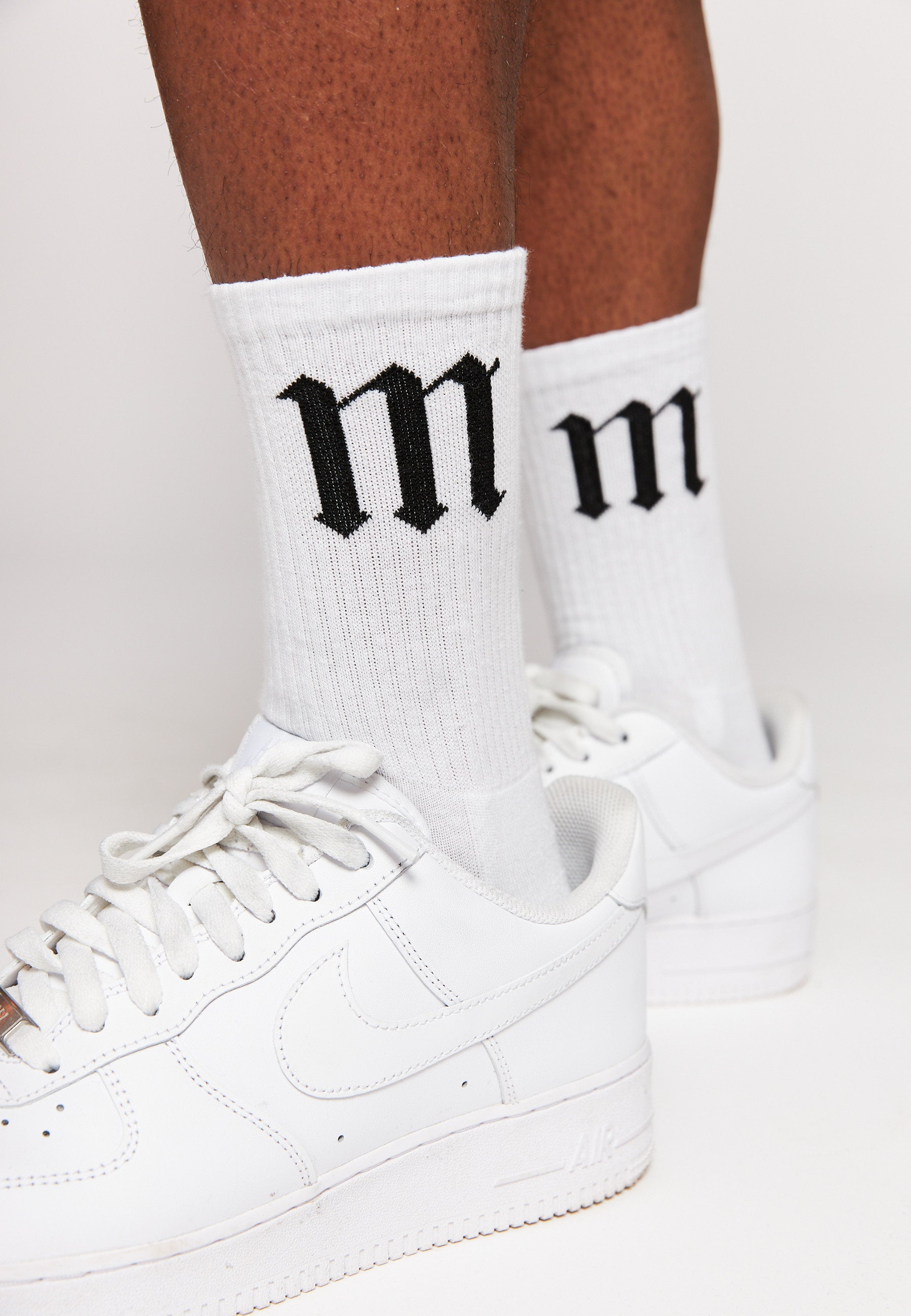 Multiply Apparel Socken "THE M" 3er Pack – Frontalansicht