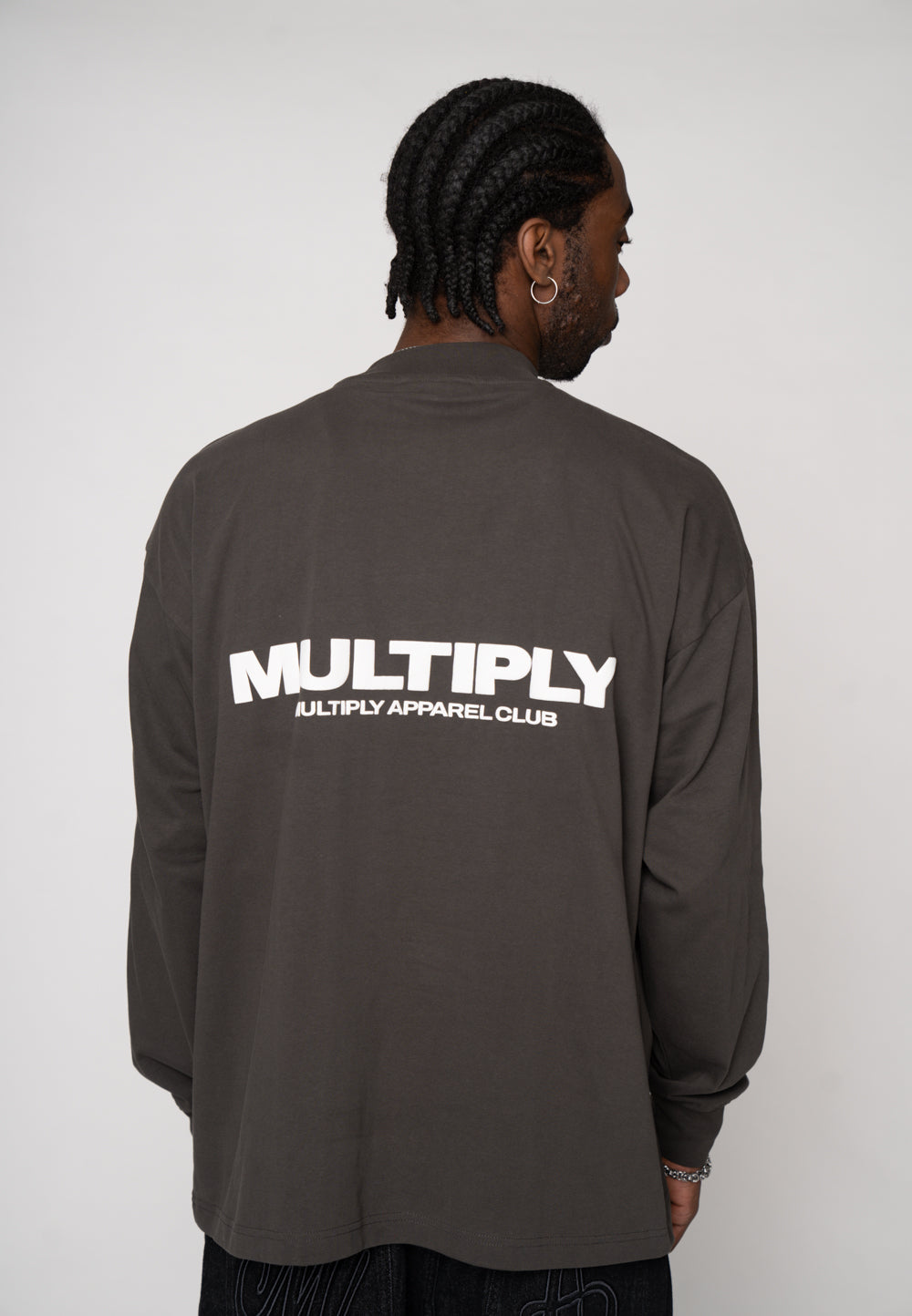 Multiply Apparel Oversize Longsleeve MULTIPLY Phantom Washed – weitere Ansicht 4