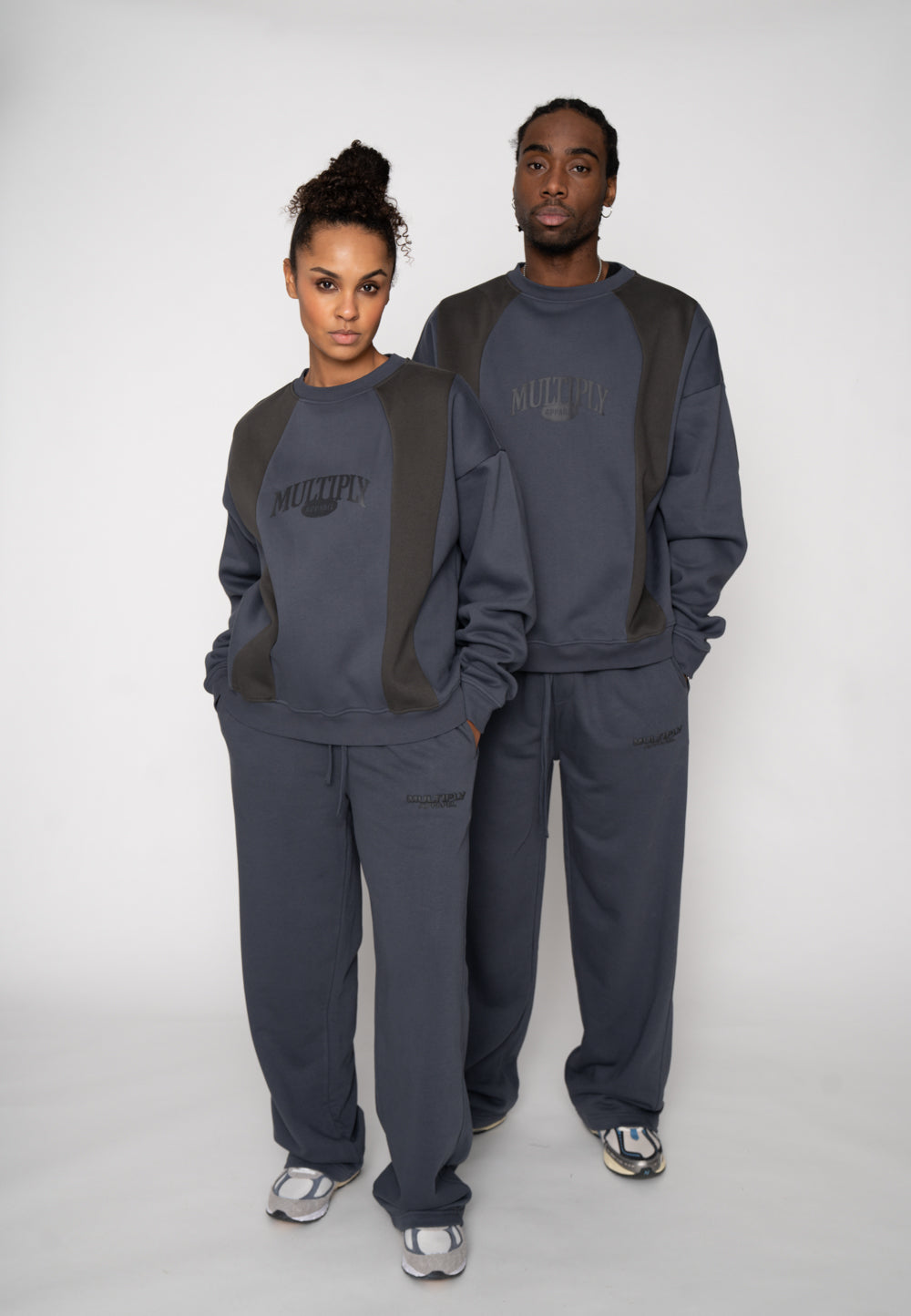 Multiply Apparel Oversize Jogger CLASSICO Ombre Blue – weitere Ansicht 2
