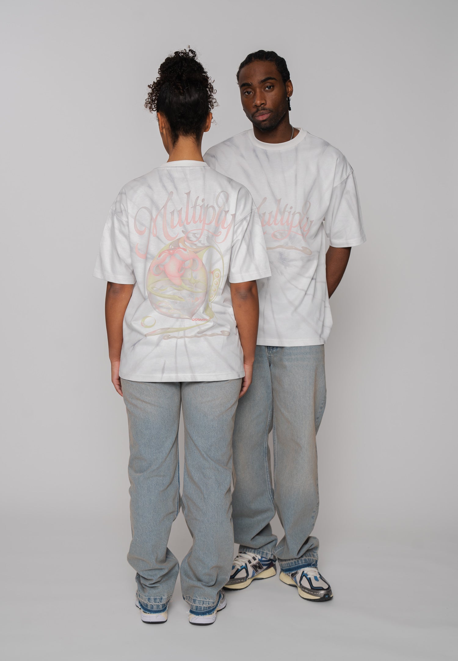 Multiply Apparel T-Shirt UTOPIA Vasporous Gray – weitere Ansicht 3