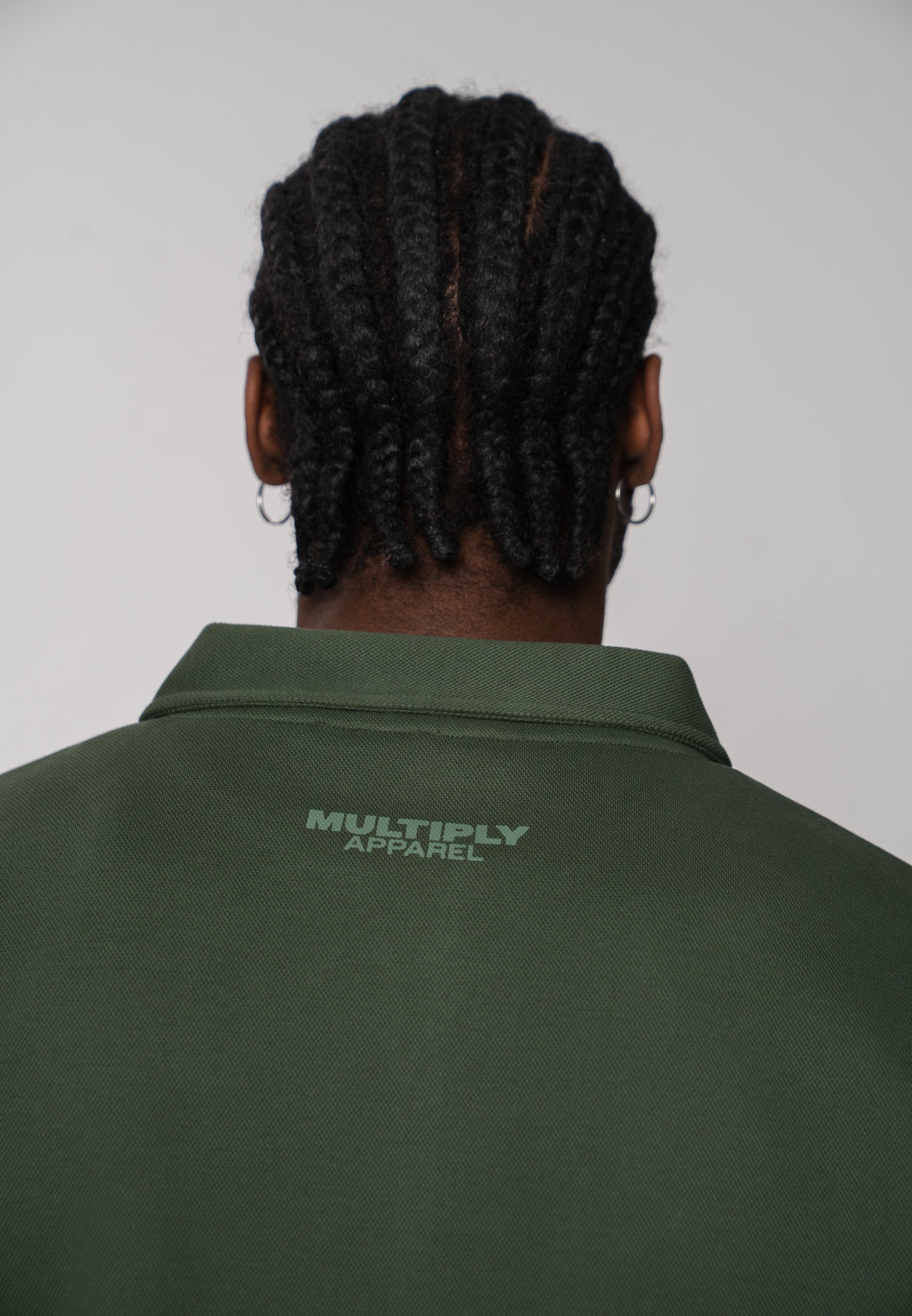 Multiply Apparel Oversize Short Sleeve Polo ECLIPSE Duck Green – weitere Ansicht 8