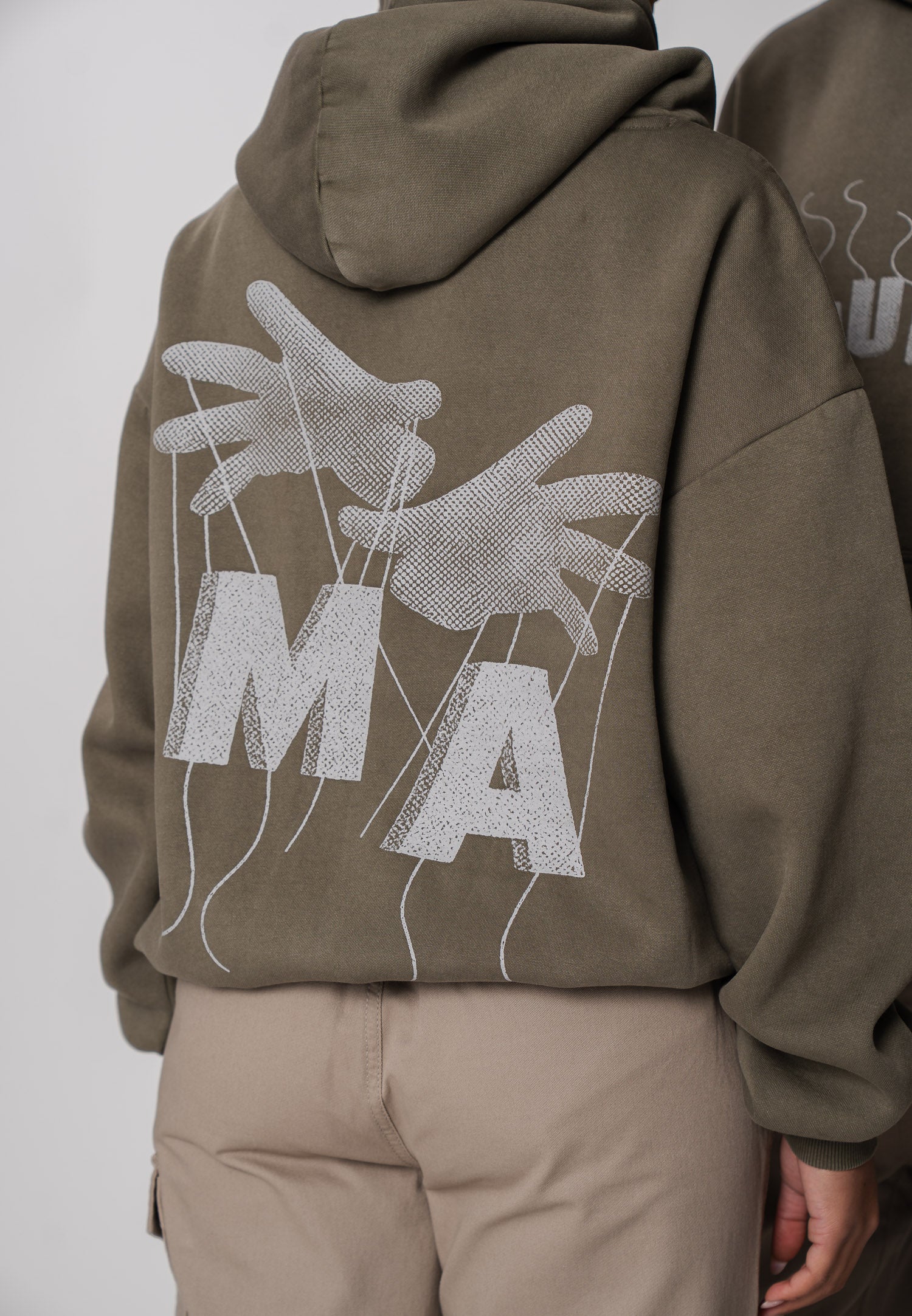 Multiply Apparel Oversize Hoodie MARIONETTE Kalamata – weitere Ansicht 2