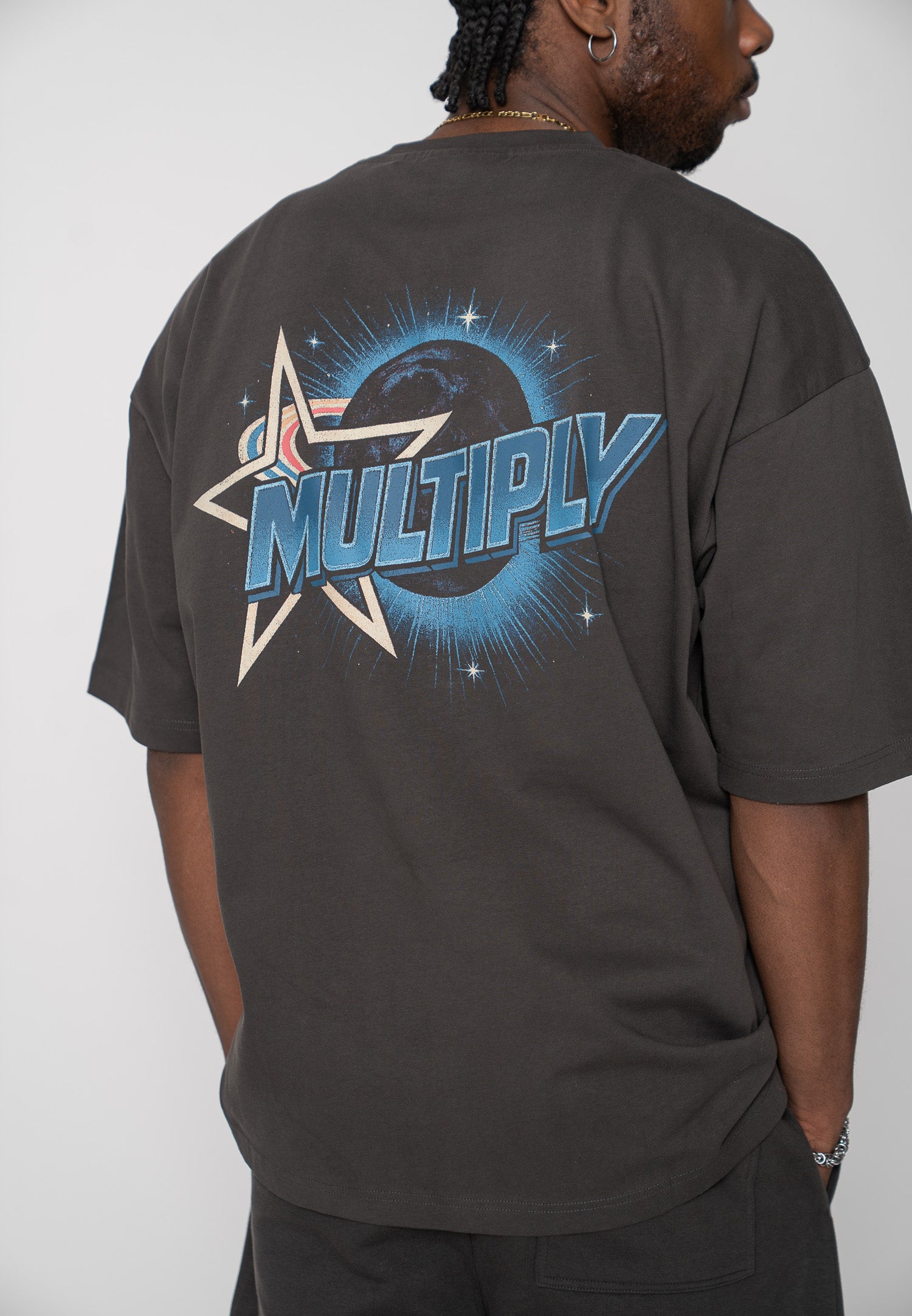 Multiply Apparel Oversize T-Shirt MULTI UNI Phantom Washed – weitere Ansicht 7