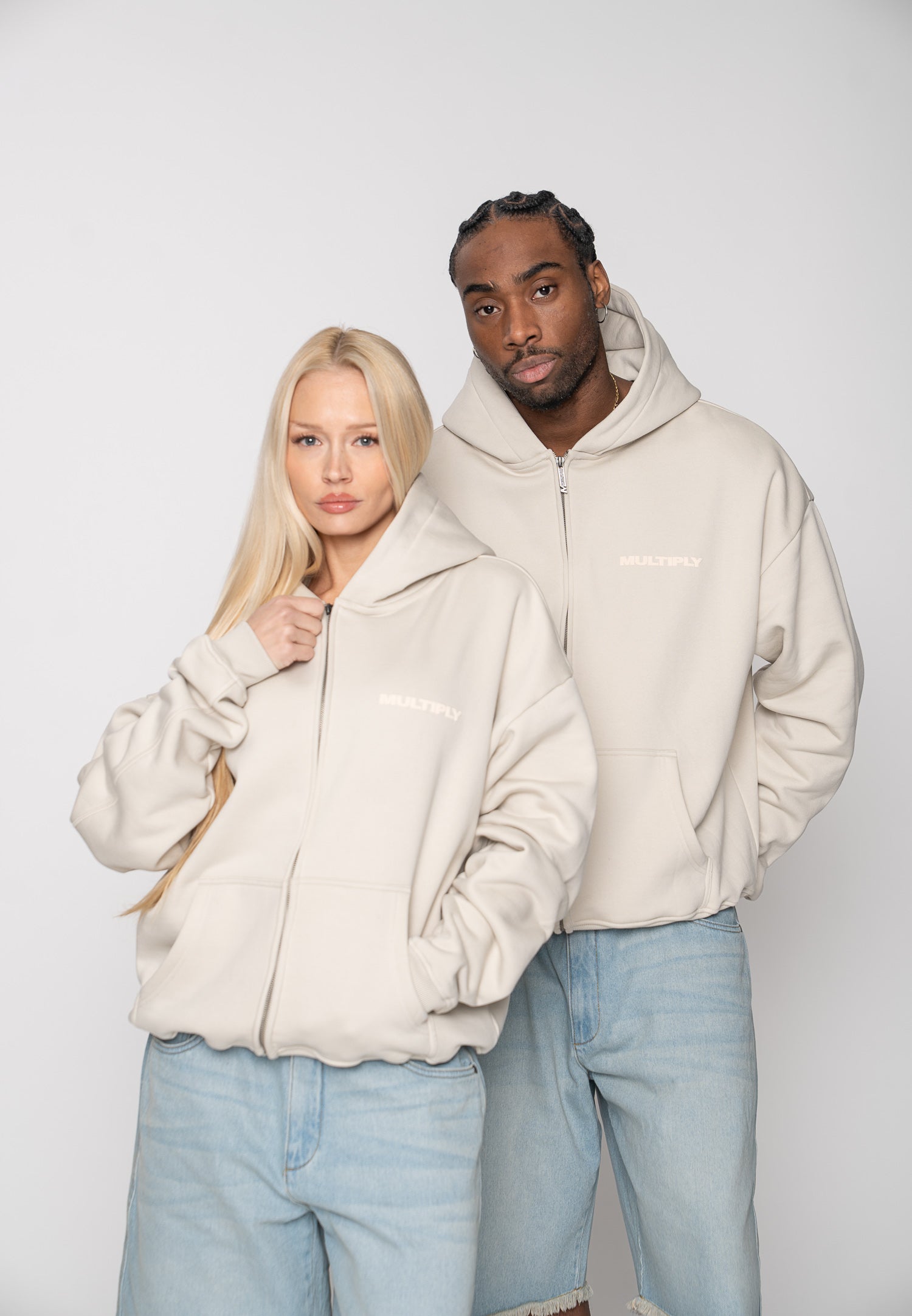 Multiply Apparel Zip Hoodie MULTIPLY Moonstruck – weitere Ansicht 3