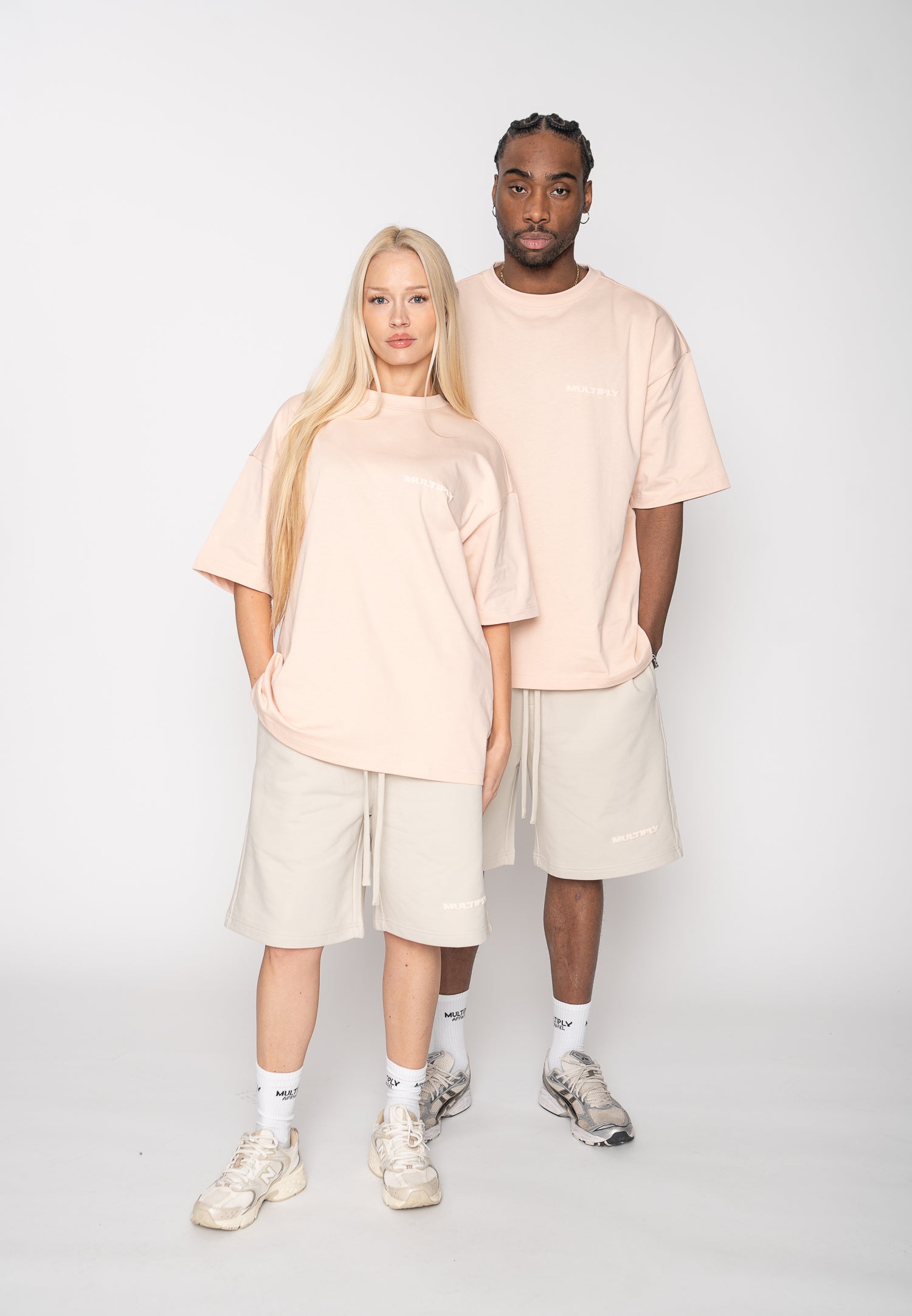 Multiply Apparel Oversize T-shirt MULTIPLY Peach Powder – weitere Ansicht 2
