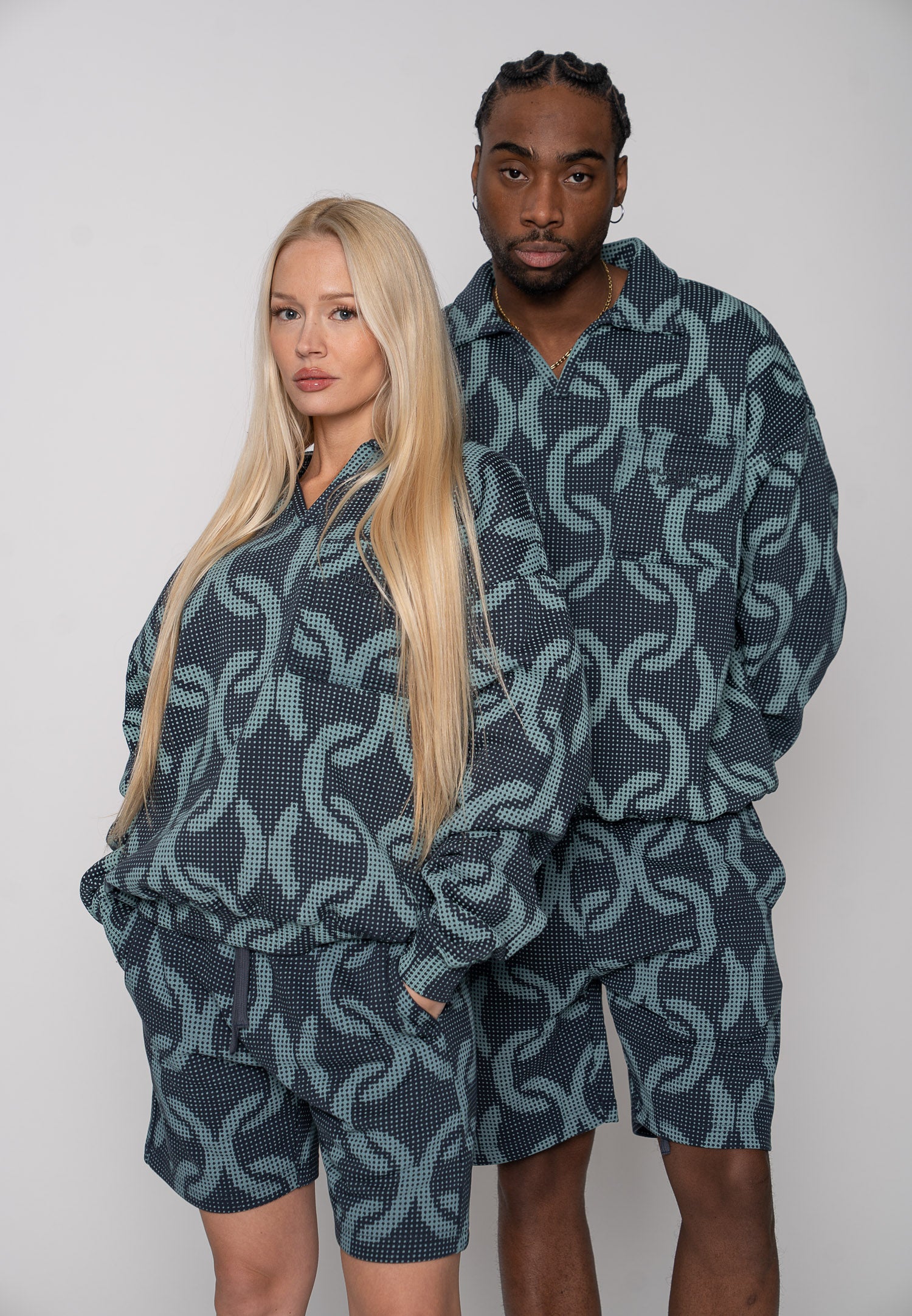 Multiply Apparel Sweatshirt CABLE Midnight Navy – weitere Ansicht 4