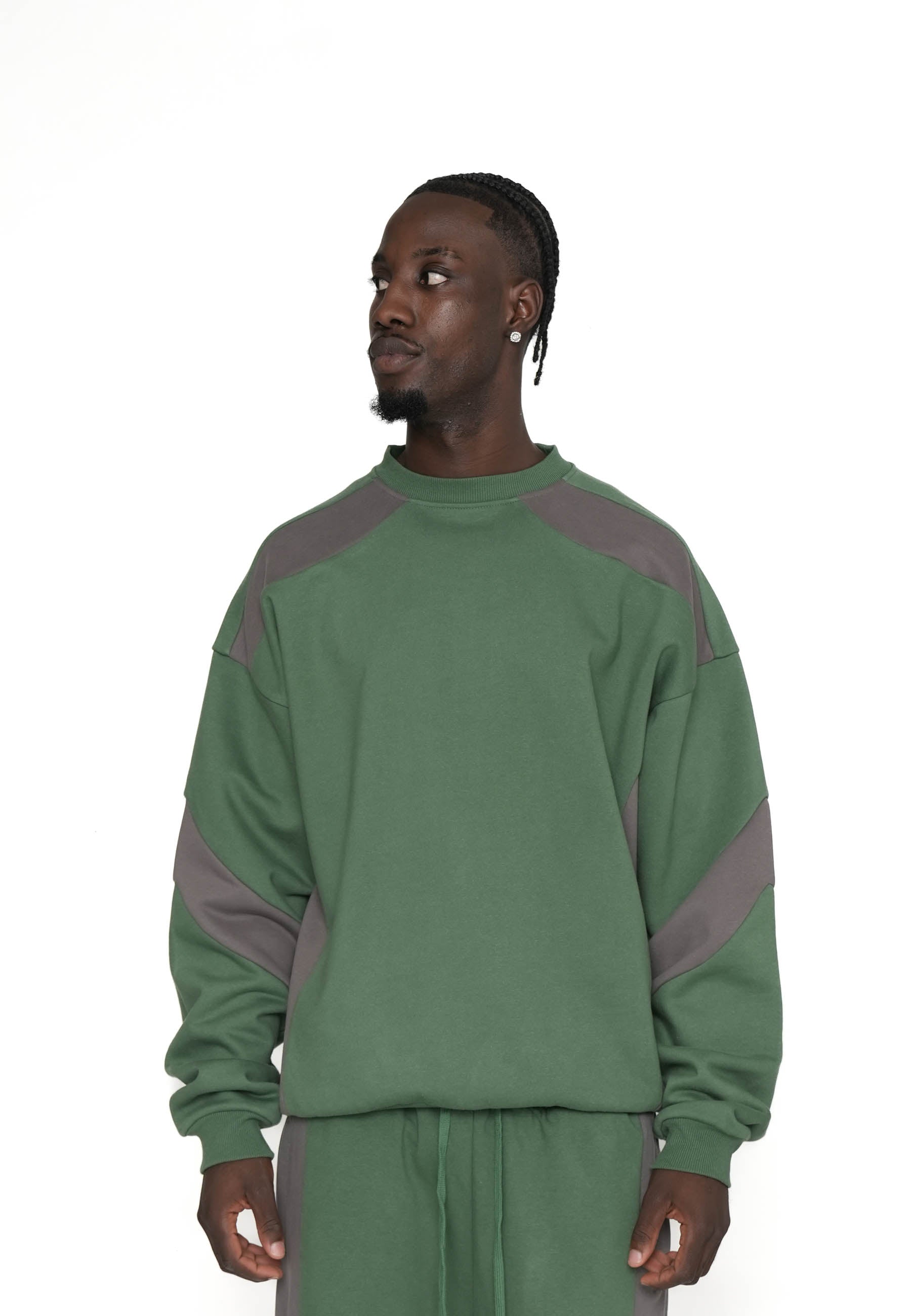 Multiply Apparel Oversize Sweatshirt ARMOURED Myrtle – weitere Ansicht 3