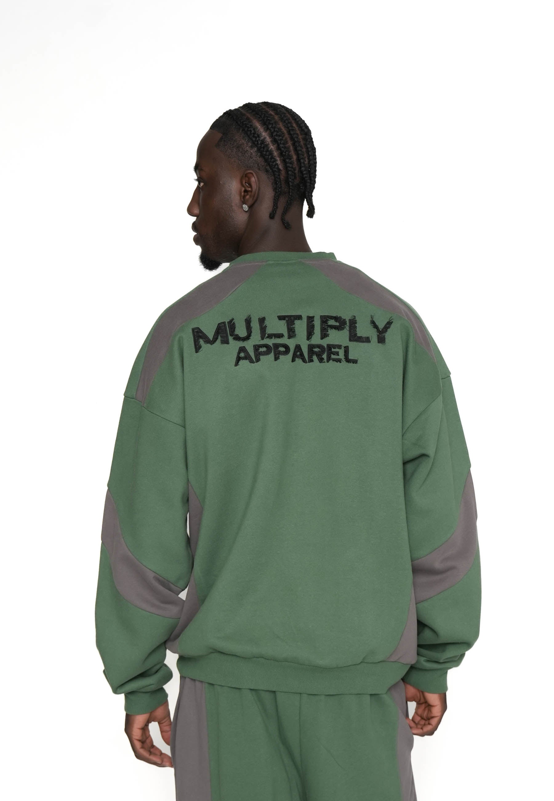 Multiply Apparel Oversize Sweatshirt ARMOURED Myrtle – weitere Ansicht 4