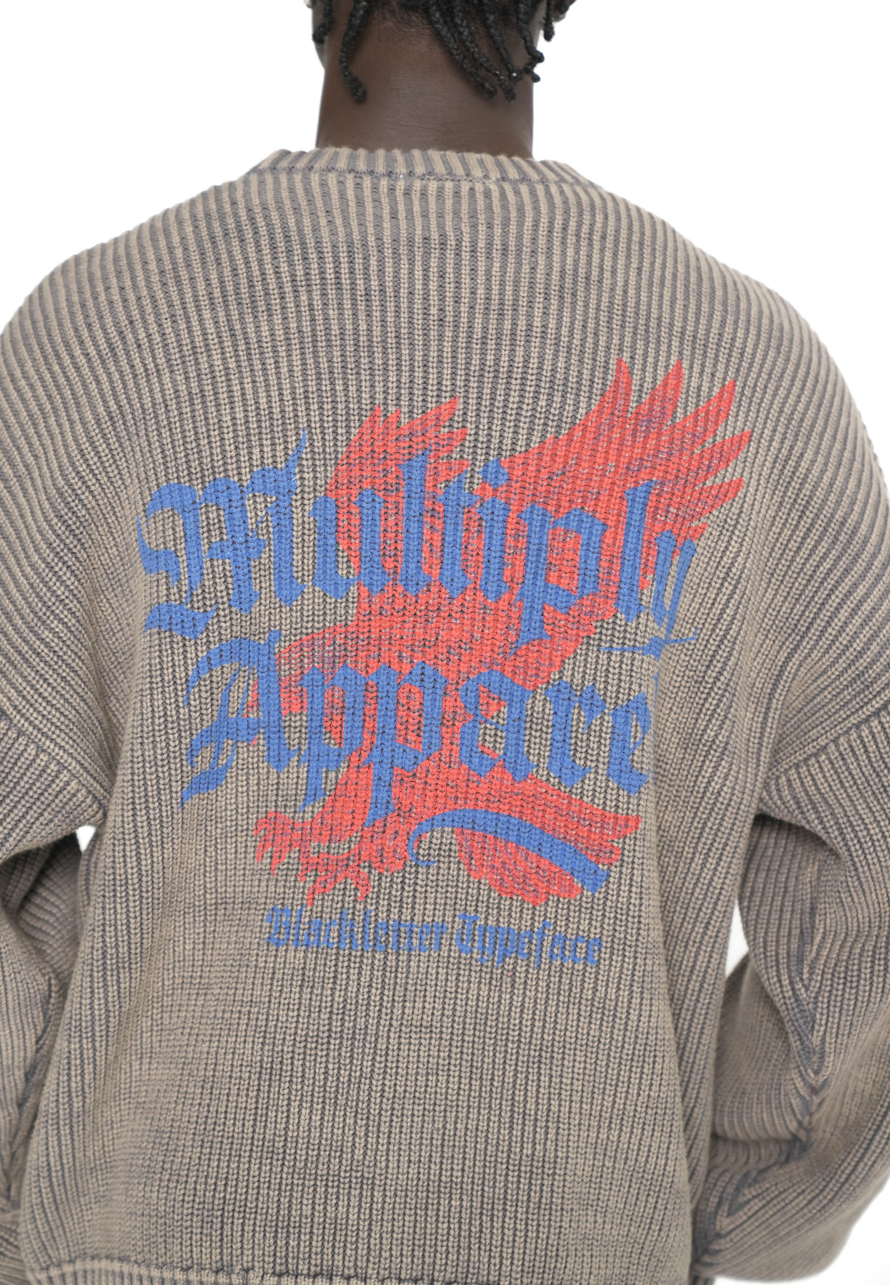Multiply Apparel Oversize Sweatshirt COLD BREW Gargoyle – weitere Ansicht 4